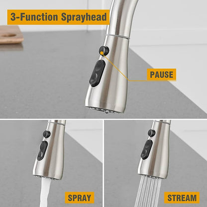 Pressurized 3-Modes Faucet